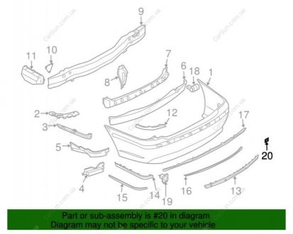 КРИШКА БУКСИРНОГО ВУША ГРУНТ BMW 51127042708