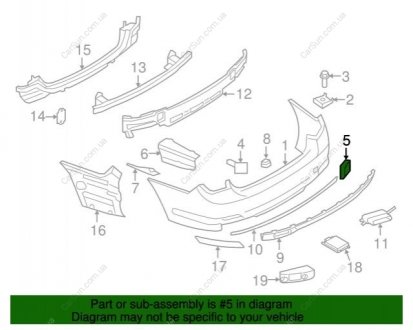 НАКЛАДАННЯ БУКСИРНОГО ВУША ГРУНТ. ЗД BMW 51127209925