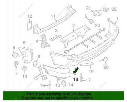 Накладка BMW 51127210540