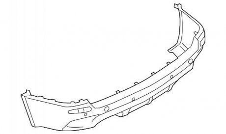 Бампер передний/задний BMW 51127242321