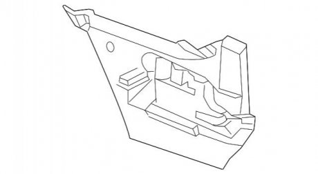 КРОНШТЕЙН ЗД БАМПЕРА ЛЕВЫЙ BMW 51127331607