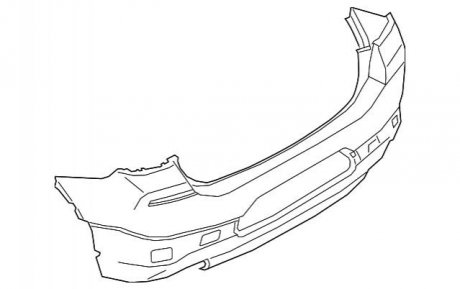 Накладка на бампер BMW 51127475133