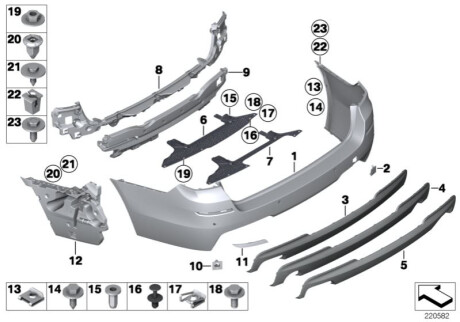 Спойлер BMW 51127906283