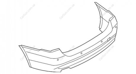 Бампер ЗД. BMW 51127906501