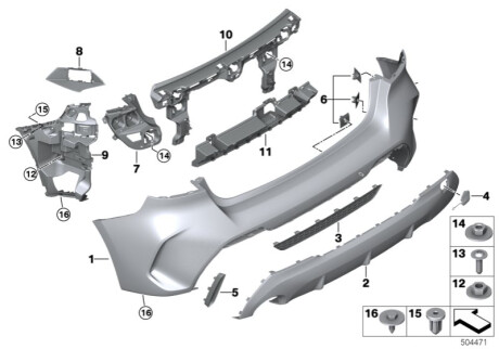 Вказівки BMW 51128496655