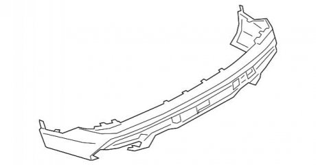 Облицовка бампера Зд Нж BMW 51128498991