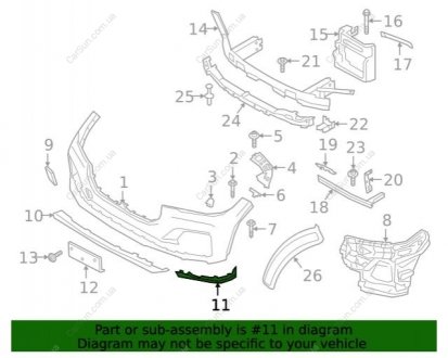 Накладка декоративна П BMW 51129450204