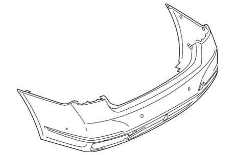 Накладка на бампер BMW 51129466567