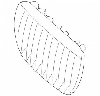 Решетка радиатора BMW 51137008916