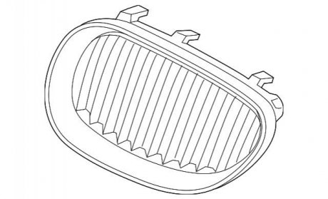 Решетка радиатора BMW 51137027061