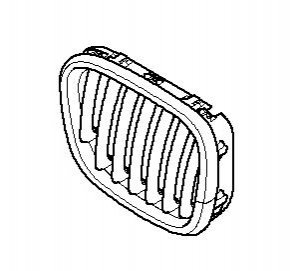 Решетка радиатора BMW 51137113734