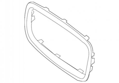 Облицовка бампера BMW 51137145740