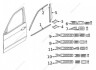 Захисна планка дверей передня BMW 51137158534 (фото 2)
