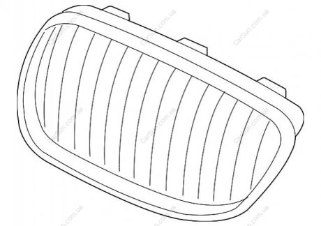 Решетка радиатора BMW 51137254969