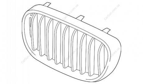 Решітка радіатора Л Пд G11 BMW 51137357011