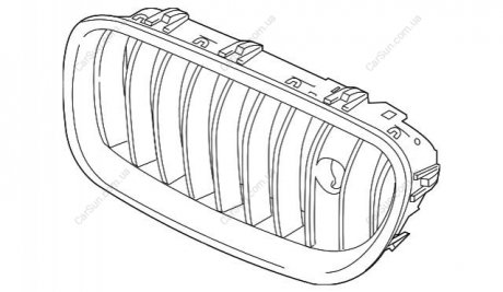 Декоративная решетка П F16 BMW 51137373690