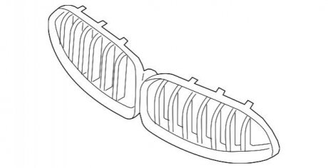 Верхняя решетка BMW 51137449425