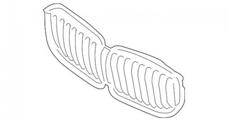 Верхняя решетка BMW 51137454889