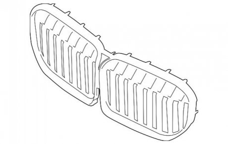 Решетка в сборе BMW 51137475318