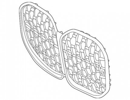 Решетка BMW 51137486809