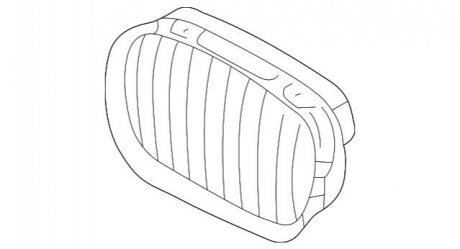 Декоративні грати Л 5\' E39 BMW 51138159315