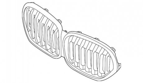 Решітка капота BMW 51138493451