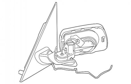 Наружное зеркало BMW 51163448147