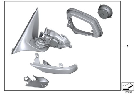 Оригинальная запчасть BMW 51167282164