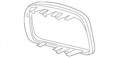 Зовнішнє дзеркало BMW 51168254904