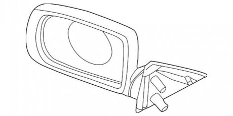 Корпус дзеркала BMW 51168266605