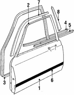 Уэзерстрип BMW 51211845071