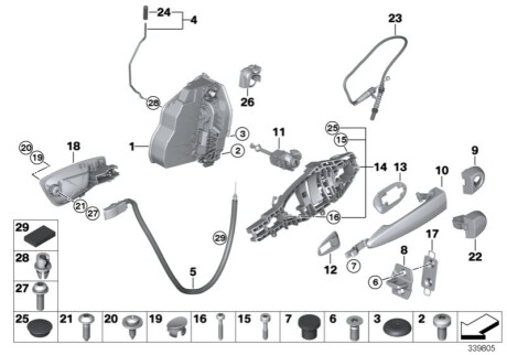 Оригинальная запчасть BMW 51217161421