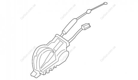 Електросервопривід замка дверей BMW 51247361231