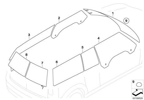 Оригинальная запчасть BMW 51317167453