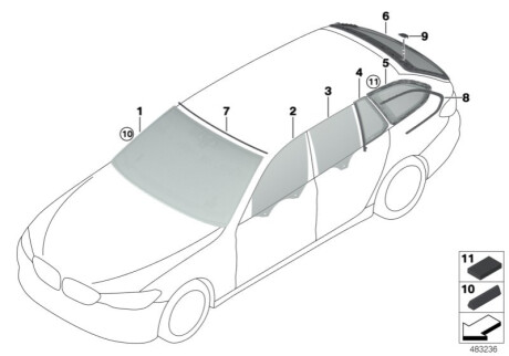 Оригинальная запчасть BMW 51317401461