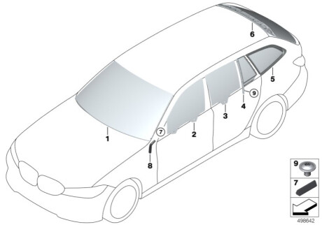 Оригинальная запчасть BMW 51317453411