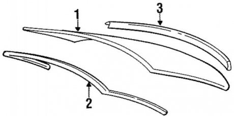 Скло заднє BMW 51318173661