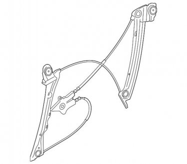 Склопідйомник без двигуна, передній лівий BMW 51337352747