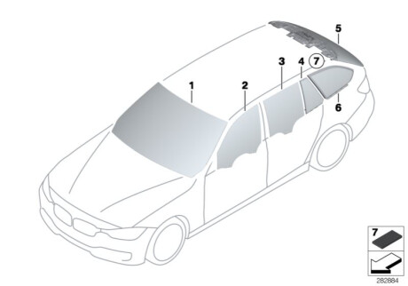 Оригинальная запчасть BMW 51357259843