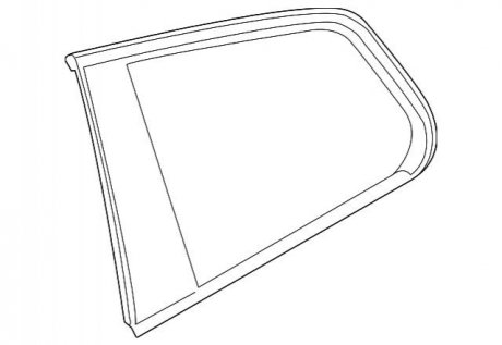 Скло неподв Л Зд BMW 51363413907