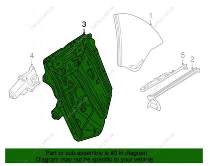 Склопідйомник BMW 51378229593