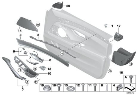 Оригинальная запчасть BMW 51417225872