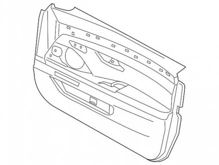 Обшивка дверей BMW 51417273049