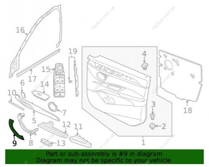 Кришка ручки BMW 51417417516