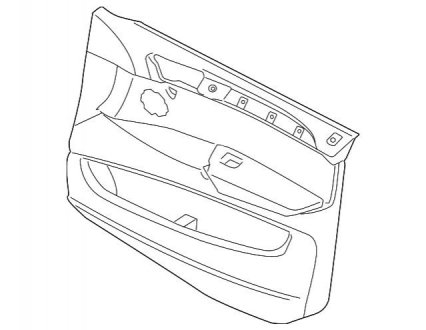 Обшивка дверей BMW 51419133547