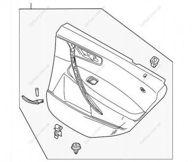 Обрізна панель BMW 51423453888