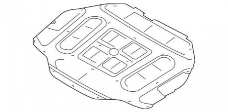 Звукоізоляція капота BMW 51486989300