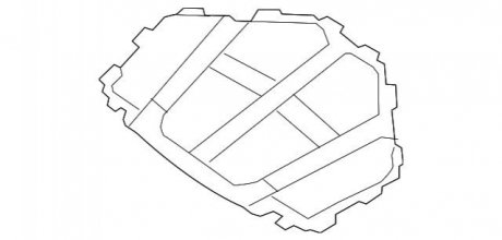 Звукоізоляція капота BMW 51487158420