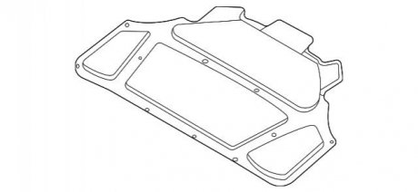 Утеплювач капота BMW 51487434845
