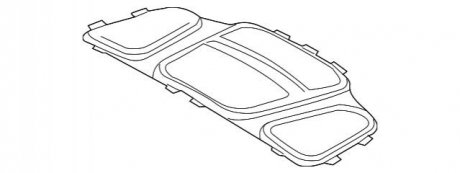 Облицовка бампера BMW 51489175051